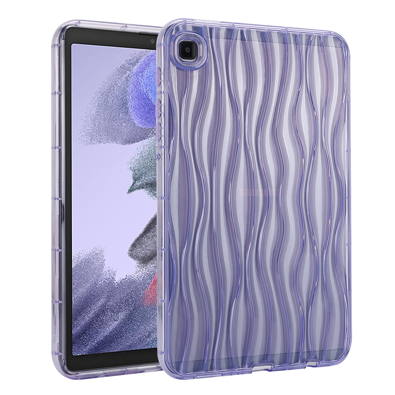 For Samsung Galaxy Tab A7 Lite 8.7-inch T225 T220 Transparent TPU Case Water Ripple Texture Anti-Slip Tablet Cover For Samsung Galaxy Tab A7 Lite 8.7-inch T225 T220 Transparent TPU Case Water Ripple Texture Anti-Slip Tablet Cover